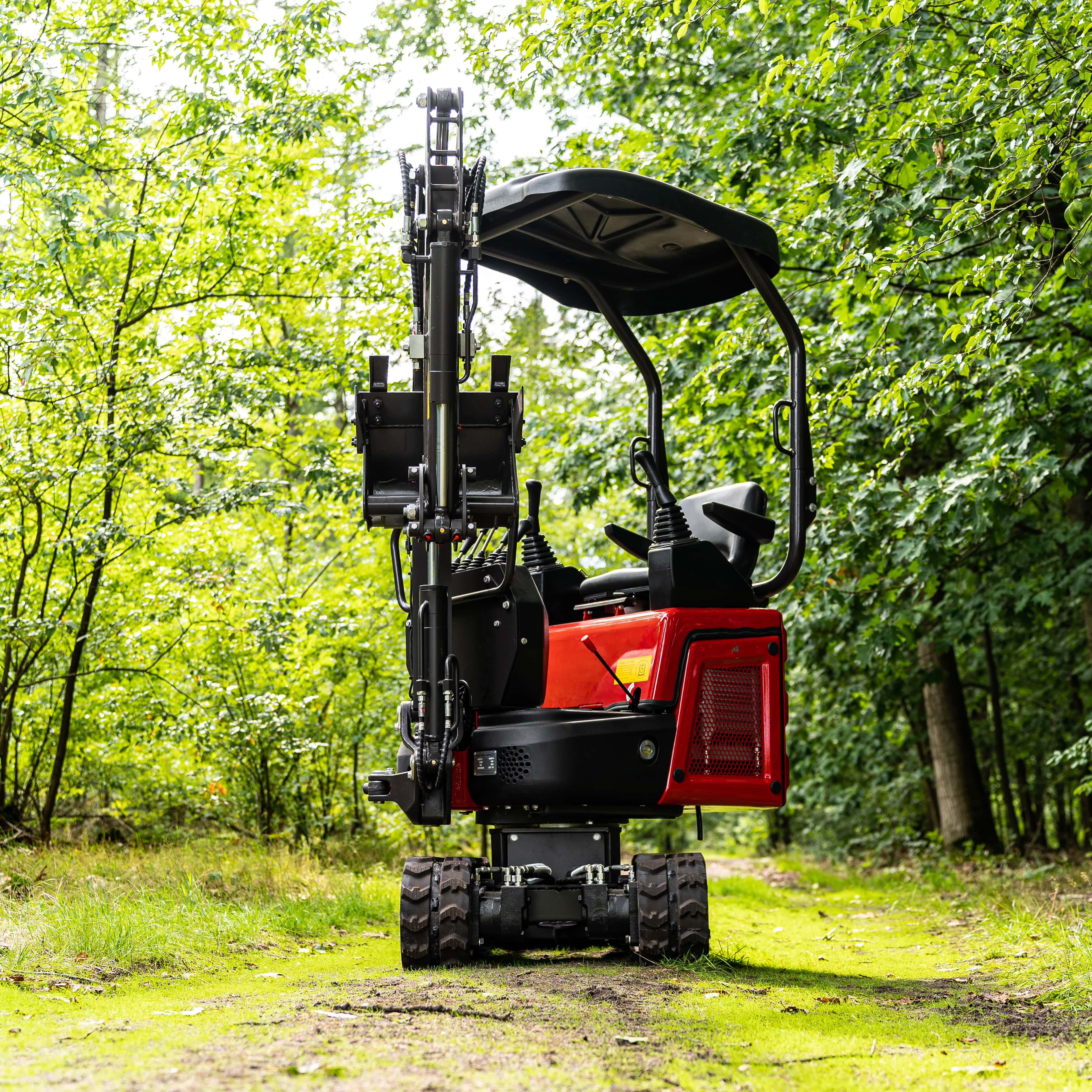 Minigraver Cascade 12 met joystickbediening, kubota motor en KDK pomp